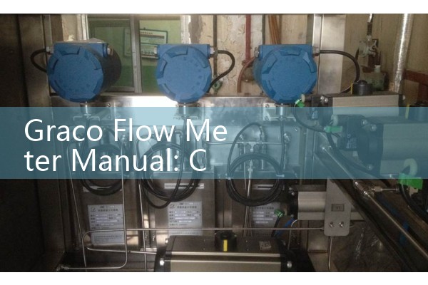 Graco Flow Meter Manual: Calibrating High-Pressure Spur Gear Sensors for Automotive Painting Skids