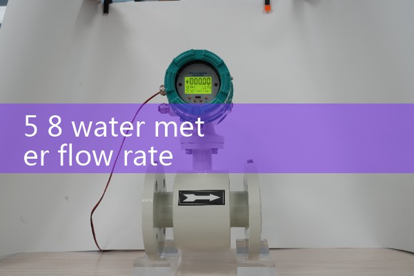 5 8 water meter flow rate