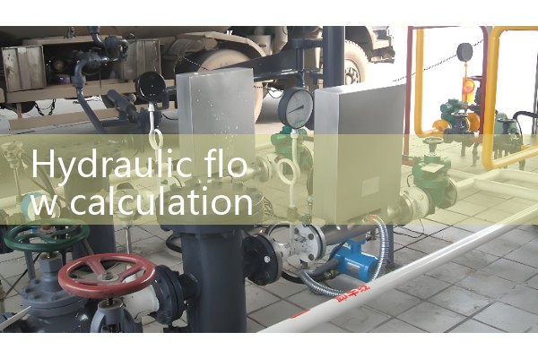 Hydraulic flow calculation formula